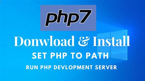php windows 10.